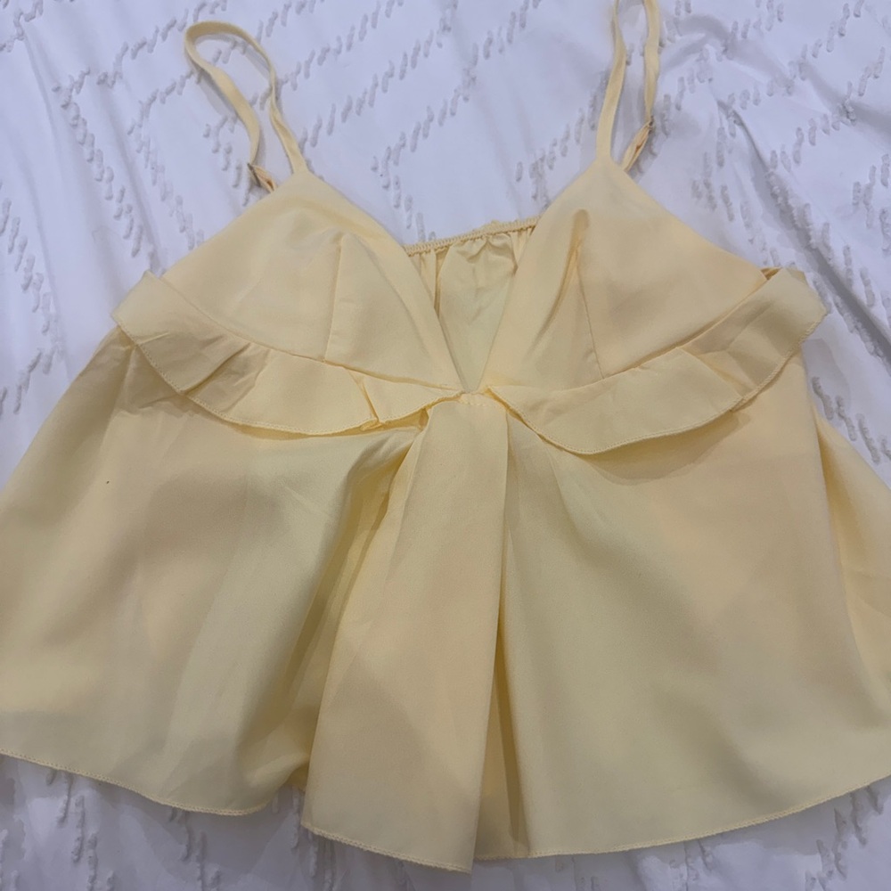 Yellow Babydoll Top